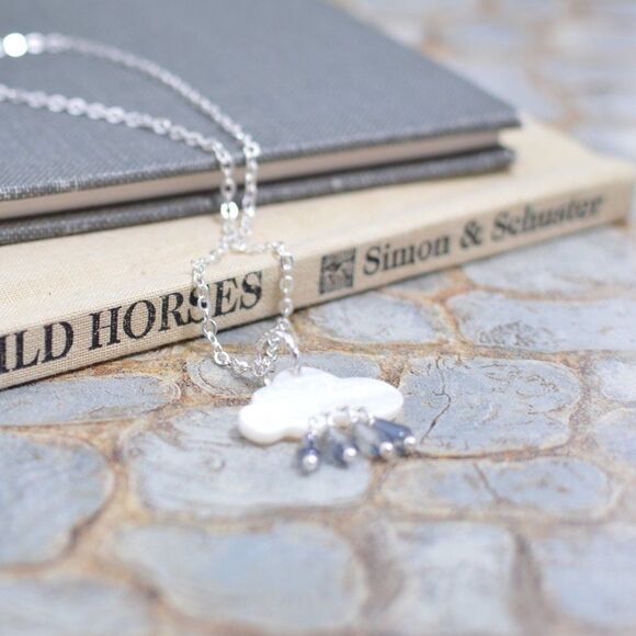 𝅺Little Cloud Necklace  - Picture 2 of 7